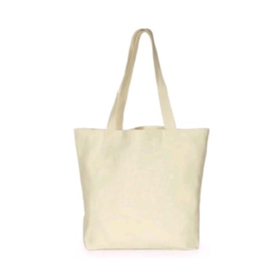 KIT 10 Bolsa Ecobag lisa grande 38X41  100% algodão cru 210 gramas
