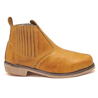 Botina de Couro Masculina Country Super Resistente para Passeio e Trabalho