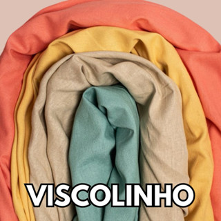 Tecido Viscolinho viscose liso cores. Alta qualidade. PROMOÇÃO