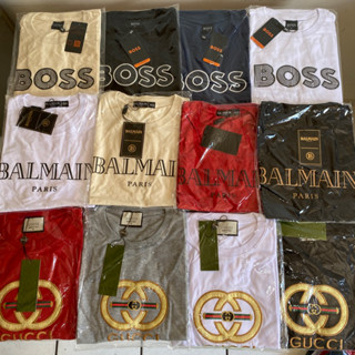 Camiseta Kit 10 Camisa Padrao Shopping Fio 40.1 algodão