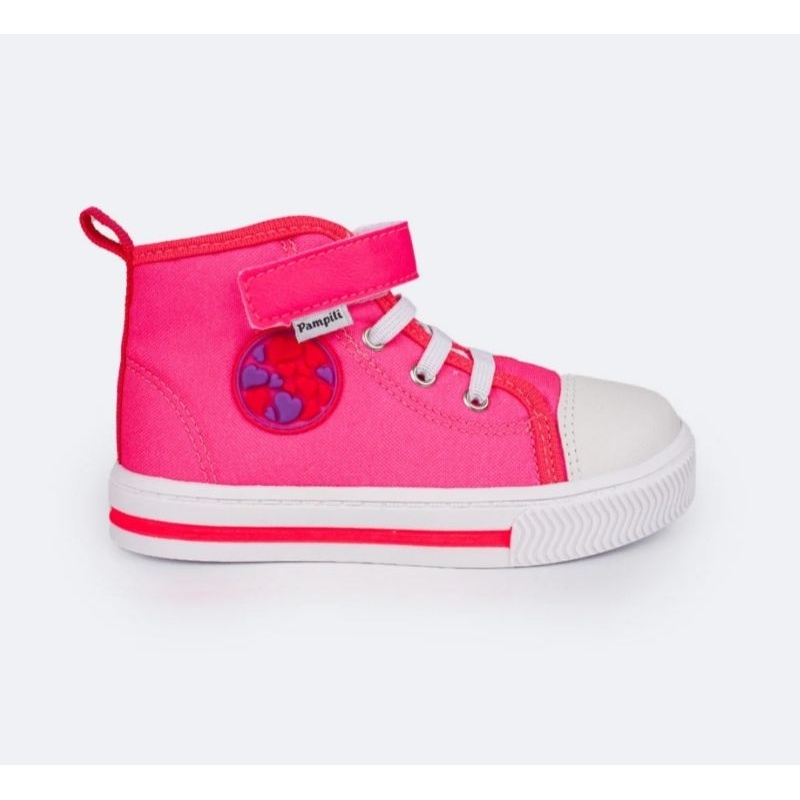 Tênis Infantil Pampili Cano Médio Mini Easy  Menina