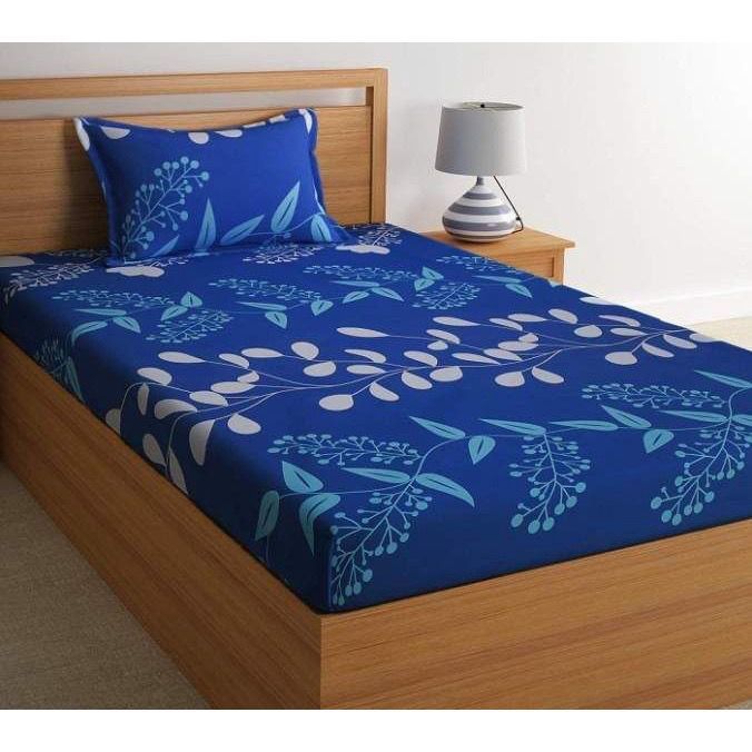 Jogo de Cama Lençol Solteiro 02 Peças Com Elástico Microfibra Estampado 180 Fios Sortidas