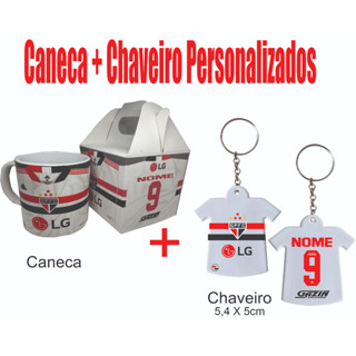 Caneca / Xicara Porcelana Personalizada + Caixa - SÃO PAULO Personalizada com o Nome - Decoração / Cozinha