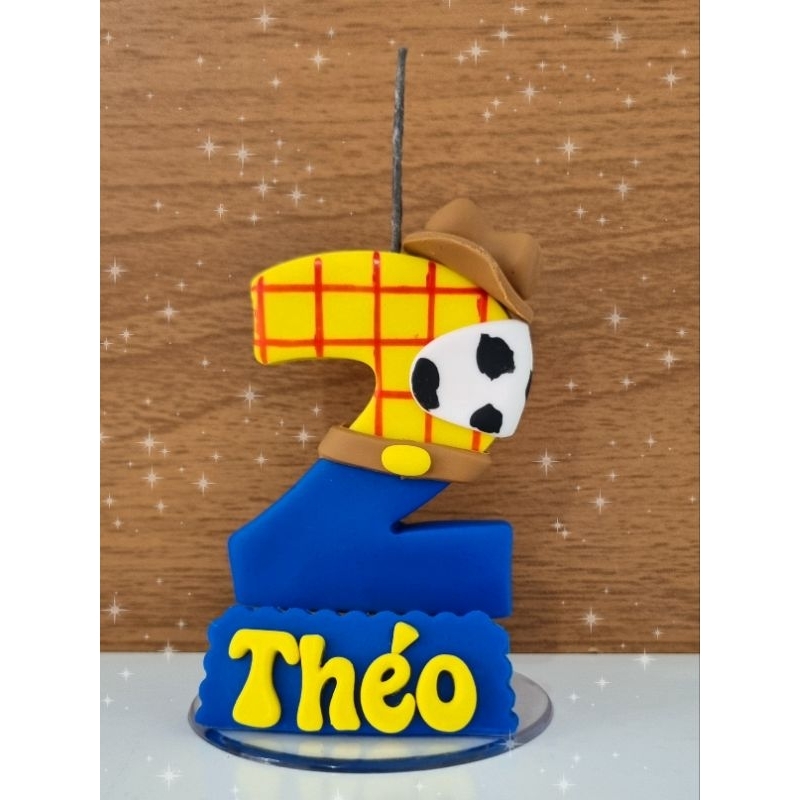 Vela Aniversário Toy Story / Topo de Bolo/ Decoração Festa tema Toy Story em Oferta na Shopee