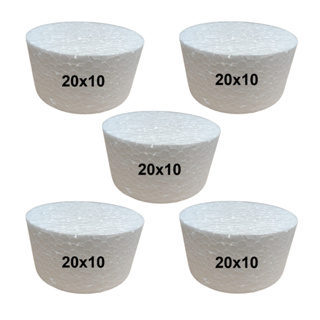 Base De Isopor 5 Unidades Para Bolo Fake Maquete De 20x10cm em Oferta na Shopee