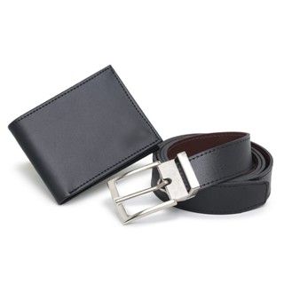 Carteira Masculina Slim + Cinto Masculino Dupla Face Alta Qualidade