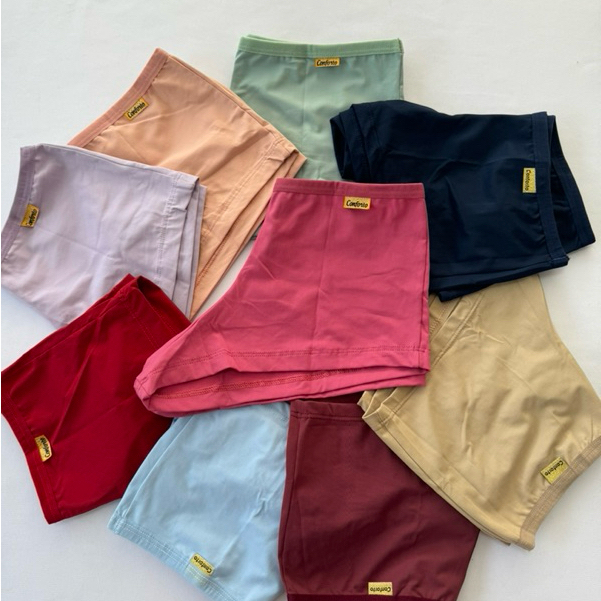 Kit com 5 Shortinho Estilo Cueca Conforto Não Marca na Roupa Ótimo Para Qualquer Ocasião Forro 100% de Algodão