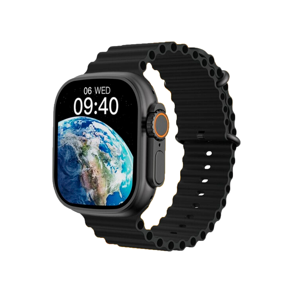 Smartwatch Ultra 9 Bluetooth  Multifuncional Y80 com Kit de 8 Pulseiras Interchangeáveis e Capa Protetora