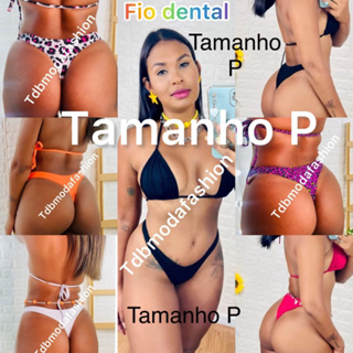 Biquíni fio dental ou asa delta fita marquinha blogueira tamanho P PP em Oferta na Shopee