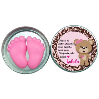 20 Latinhas com Pezinhos de Sabonete Para Lembrancinha em Oferta na Shopee