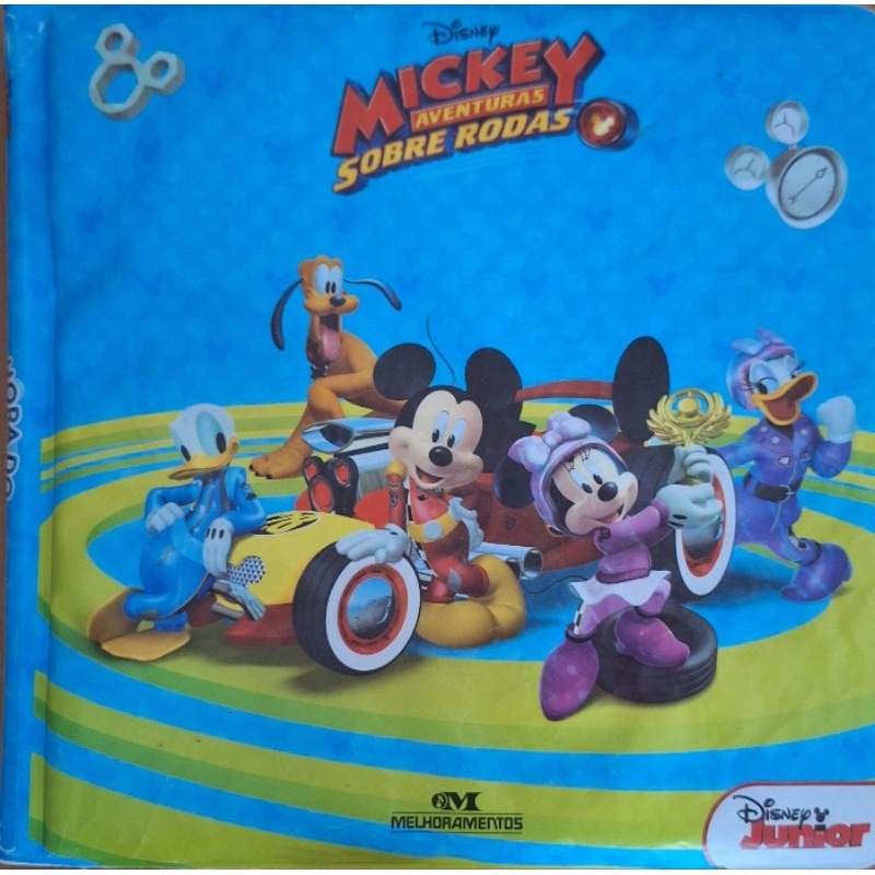 (Veja o vídeo)- Livros USADOS: Mickey Aventuras sobre Rodas - Disney Junior