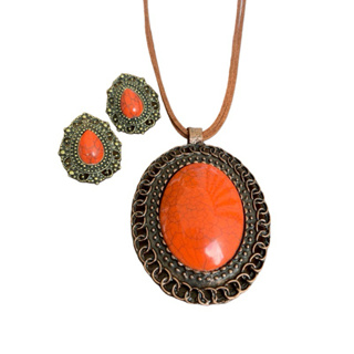 Conjunto Feminino Colar Moda Etnico Vintage Moda Inverno em Oferta na Shopee