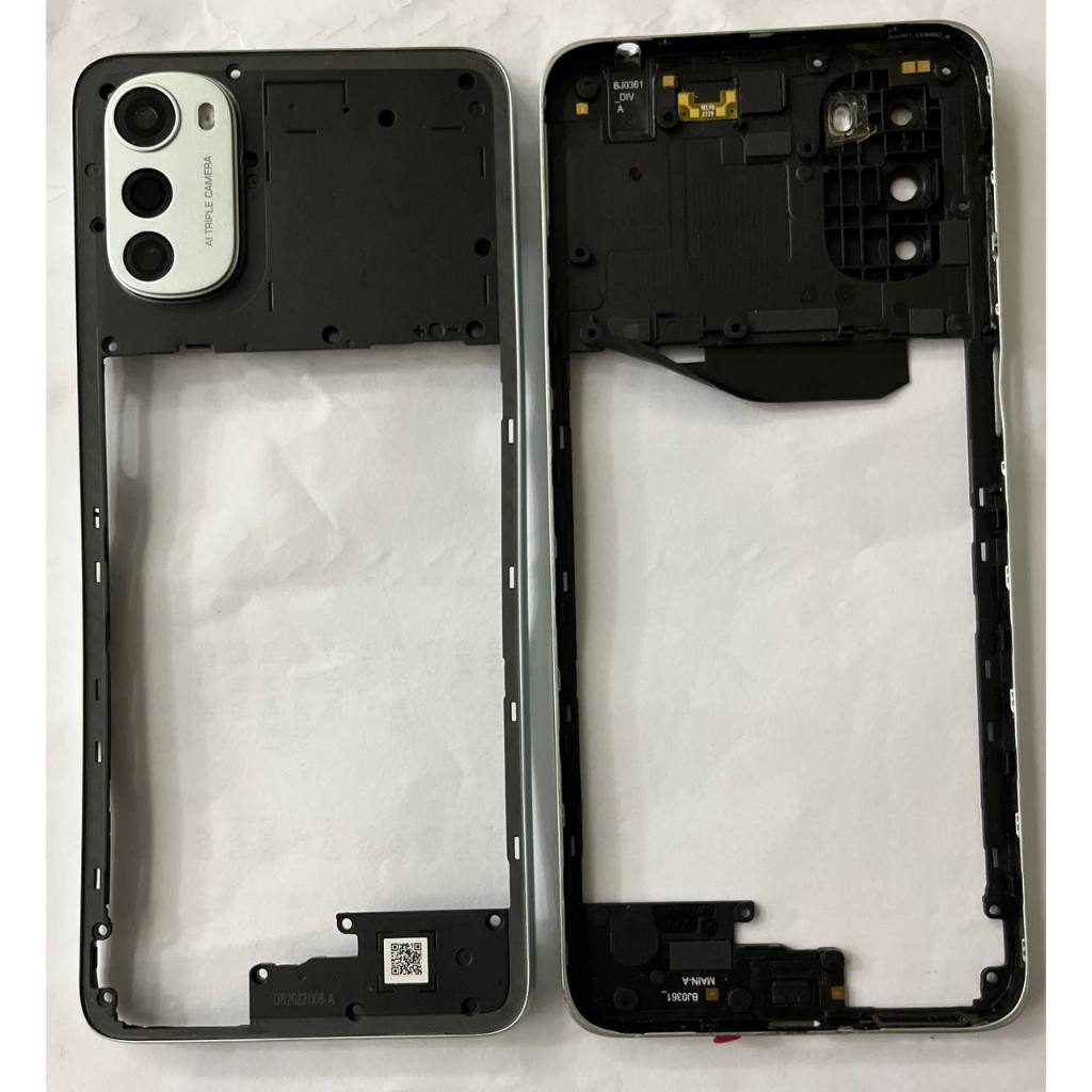 Aro Carcaça Aro Lateral Compatível Com Moto E32 XT-2227 Prata