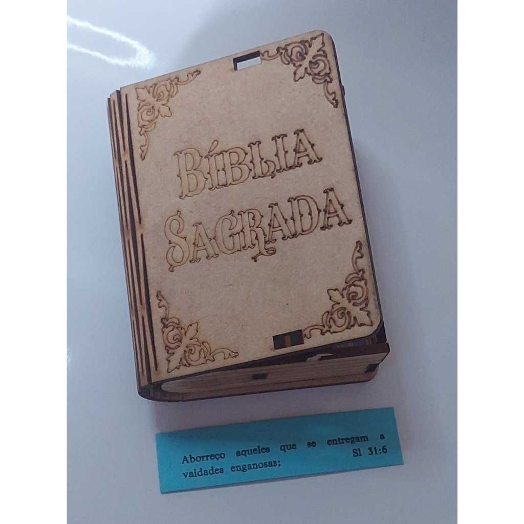 Caixinha De Promessa Versiculos Bíblicos + 2 Oléos Da Unção em Oferta na Shopee