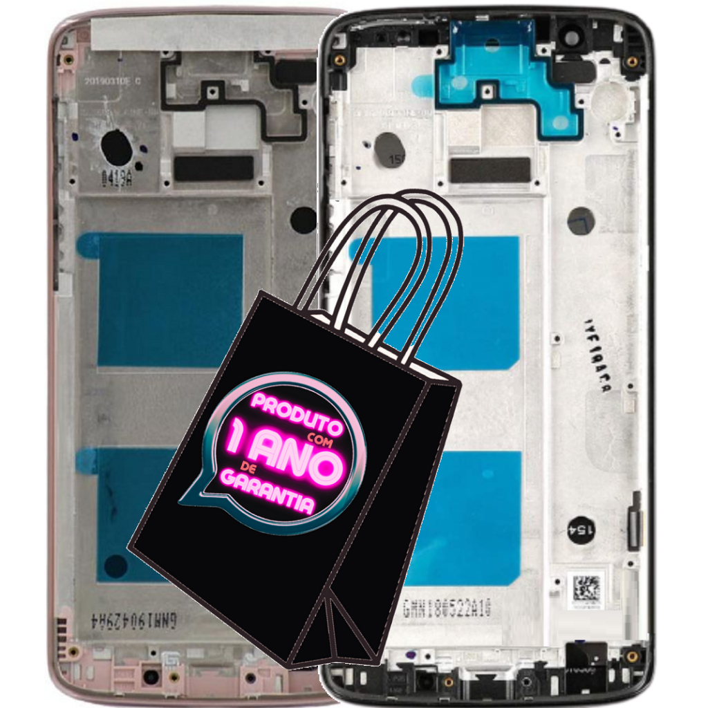 Chassis Compatível Com Moto G6 Xt1925 Carcaça Aro Lateral Meio + Envio Hoje!
