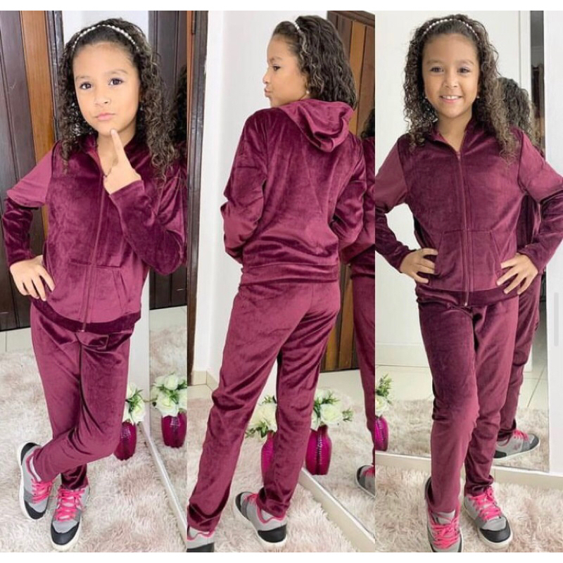 conjunto de Plush moda infantil inverno
