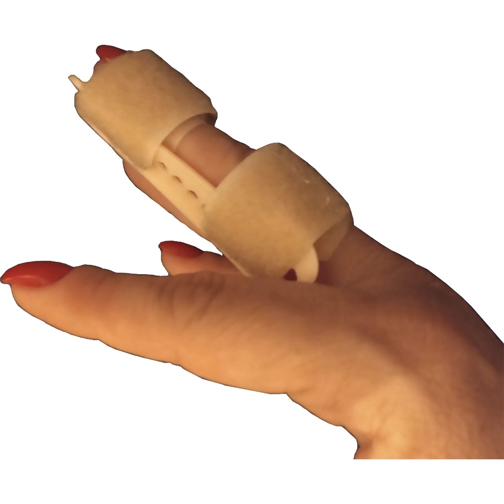 Talas de dedo ortopédica 2 unid para Lesão e Imobilização (8cm e 6cm de comprimento) extremamente leve