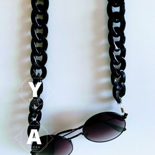corrente de acrílico salva óculos vintage/retrô (varias cores)