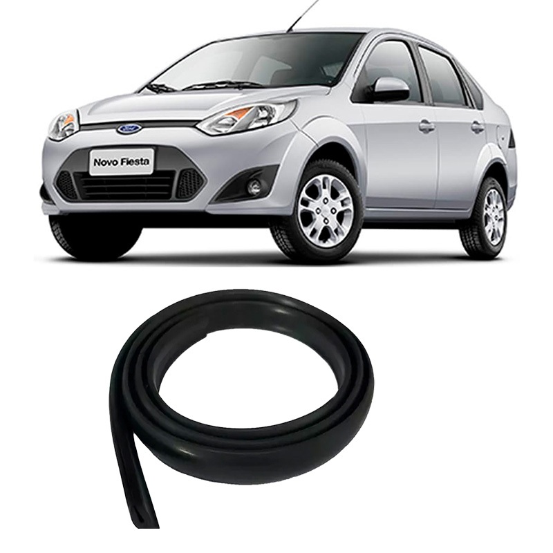 Borracha Vedação Friso Acabamento Fiesta Hatch Sedan 2002 A 2014