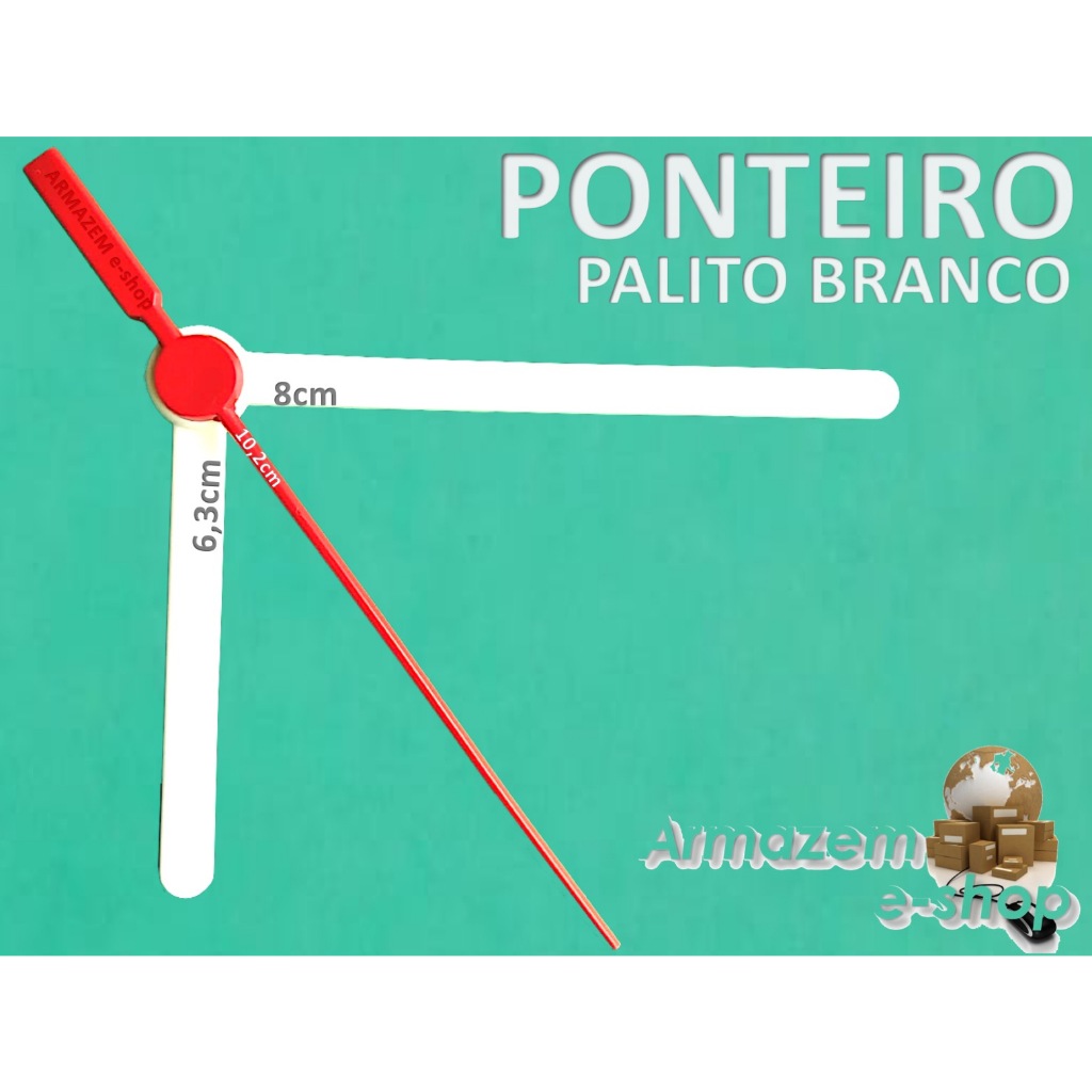 Mecanismo Para Relógio Quartz Eixo 13mm Completo C/ Ponteiro