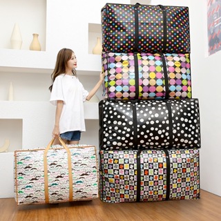 Sacolão Bolsa Impermeávelcom Ziper Resistente - Grande e Estiloso para Viagens, Mudanças e Compras, com Padrões Sortidos em Oferta na Shopee