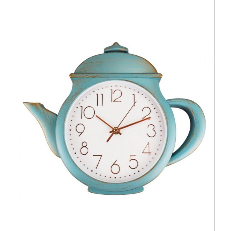 Relógio Parede Bule Decoração Luxuosa Cozinha Gourmet Elegante Sofisticado 29x34 cm Modelos Variados