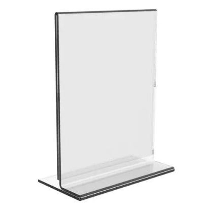 Display T A7 7,5x10cm Balcão Mesa Bar Folha Folder 1 Peça