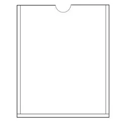 Display Expositor A6 10x15cm Folha Folder Escritório 1 Peça