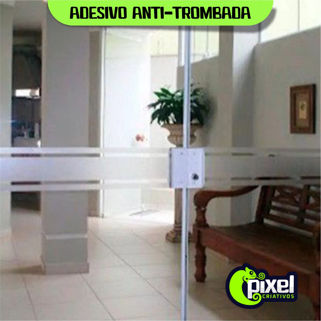 Adesivo ANTI-TROMBADA, modelo 002 - faixa, porta de vidro, vitrine, box, janela, blindex em Oferta na Shopee