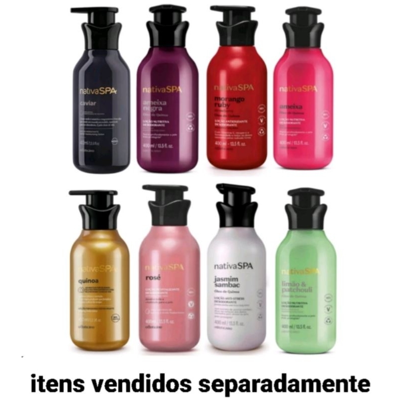 Loção Hidratante corporal desodorante Nativa Spa de O Boticário