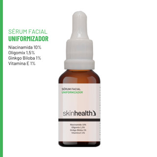 Sérum Facial Uniformizador 30ml 4 Em 1 - Niacinamida 10% + Oligomix 1,5% + Gingkgo Biloba 1% + Vitamina E 1%