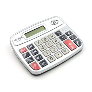 4 Calculadoras básica 8 digitos para escolas, escritórios, empresas, lojas