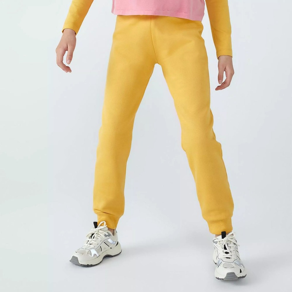 Calça Infantil Jogger Em Moletom (Amarela) Hering Kids (Tamanho 8 ou 10)