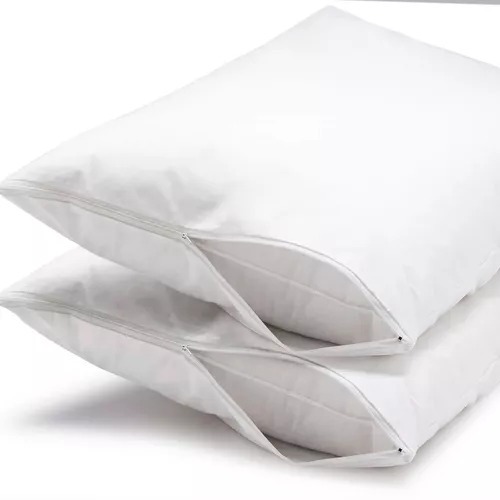 Kit Capas Protetoras Para Travesseiro Fronha de Travesseiro Anti-Mofo com Zíper