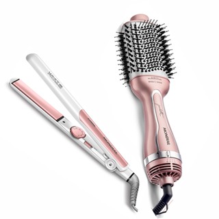 Kit Mondial Escova Secadora Ju-01 e Prancha Chapinha P-50 Bivolt