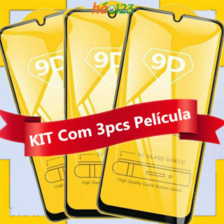KIT 3PCS Película 3D De vidro Para Samsung A13 A14  A15  A22  A23  A24  A25  A31  A32  A33  A34  A53  A54  A71  A72  A73