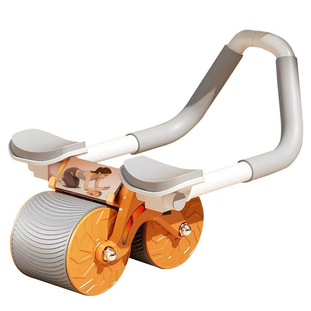 Rolo Abdominal Roda de Exercício Abdominal com Eficiência Em Fortalecimento Dupla Suporte
