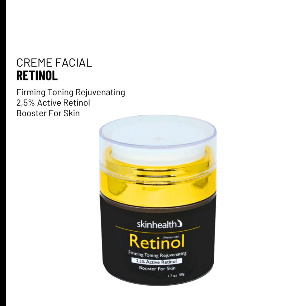 Creme Retinol 50g - 2,5% Active Retinol Hidratante Rejuvenescimento Tonificante Reafirmante