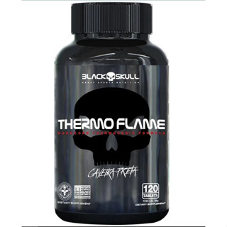 Thermo Flame Black Skull Termogênico - 120 Capsulas