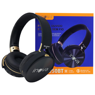 Fone de Ouvido Headset Bluetooth Stereo Sem Fio Wireless Original Inova
