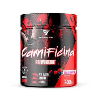 Pré Treino Carnificina Beta Alanina 300g Body Shape (ORIGINAL)