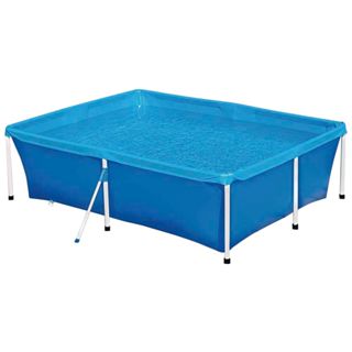 Piscina Estrutural Armação Retangular Standart 2000L PVC Mor