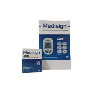 KIT aparelho/ monitor de glicose e tiras de teste de glicose Medisign