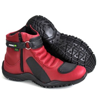Bota Militar Coturno Motoqueiro Motoboy Tênis Adventure Trilhas Botas Para Moto Com Protetor de Marcha Atacado