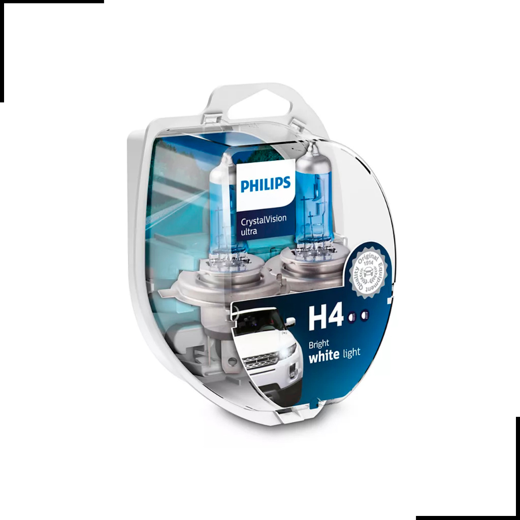 Lâmpada Crystal Vision Ultra H4 Philips