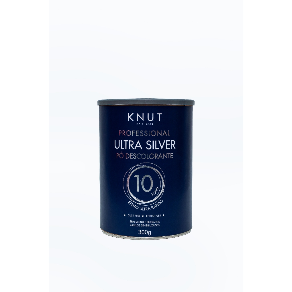 Kit Knut 6 Pó Descolorante Knut Ultra Silver 300g