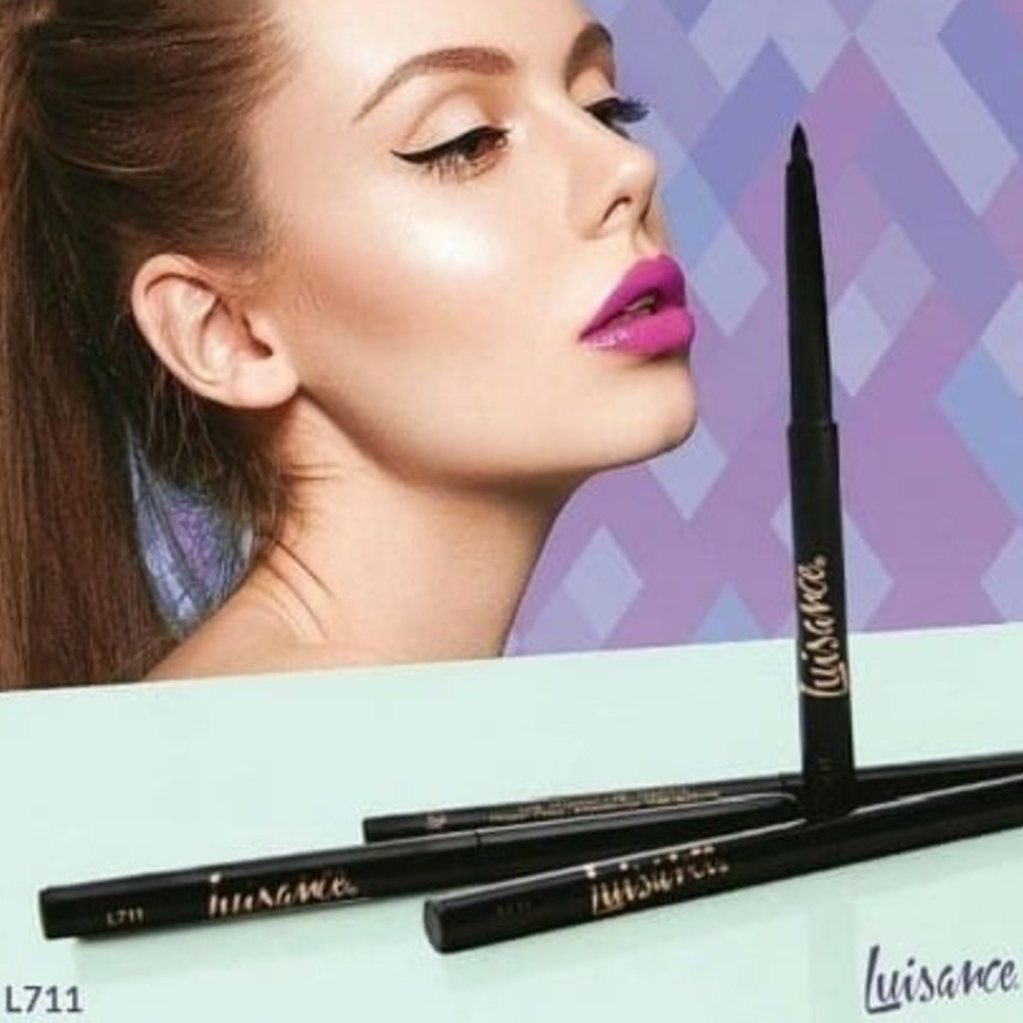 Luisance kit 3  Lápis Retrátil Delineador Soft Line Preto L711