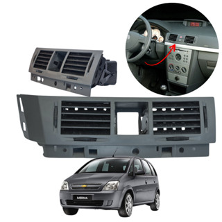 Difusor De Ar Central Meriva Original Preto