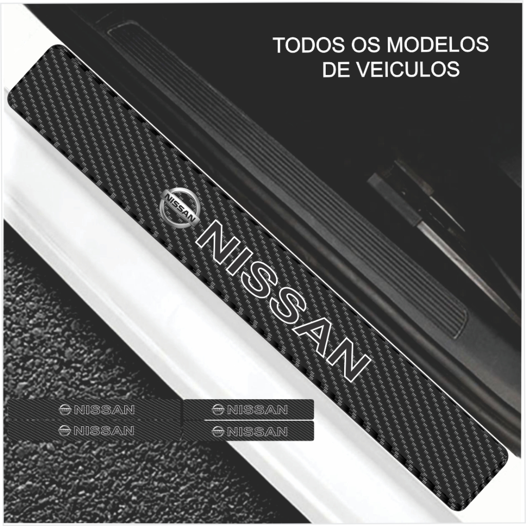 Soleira Automotiva Nissan Universal frontier livina kicks leaf livina march sentra tida versa xterra