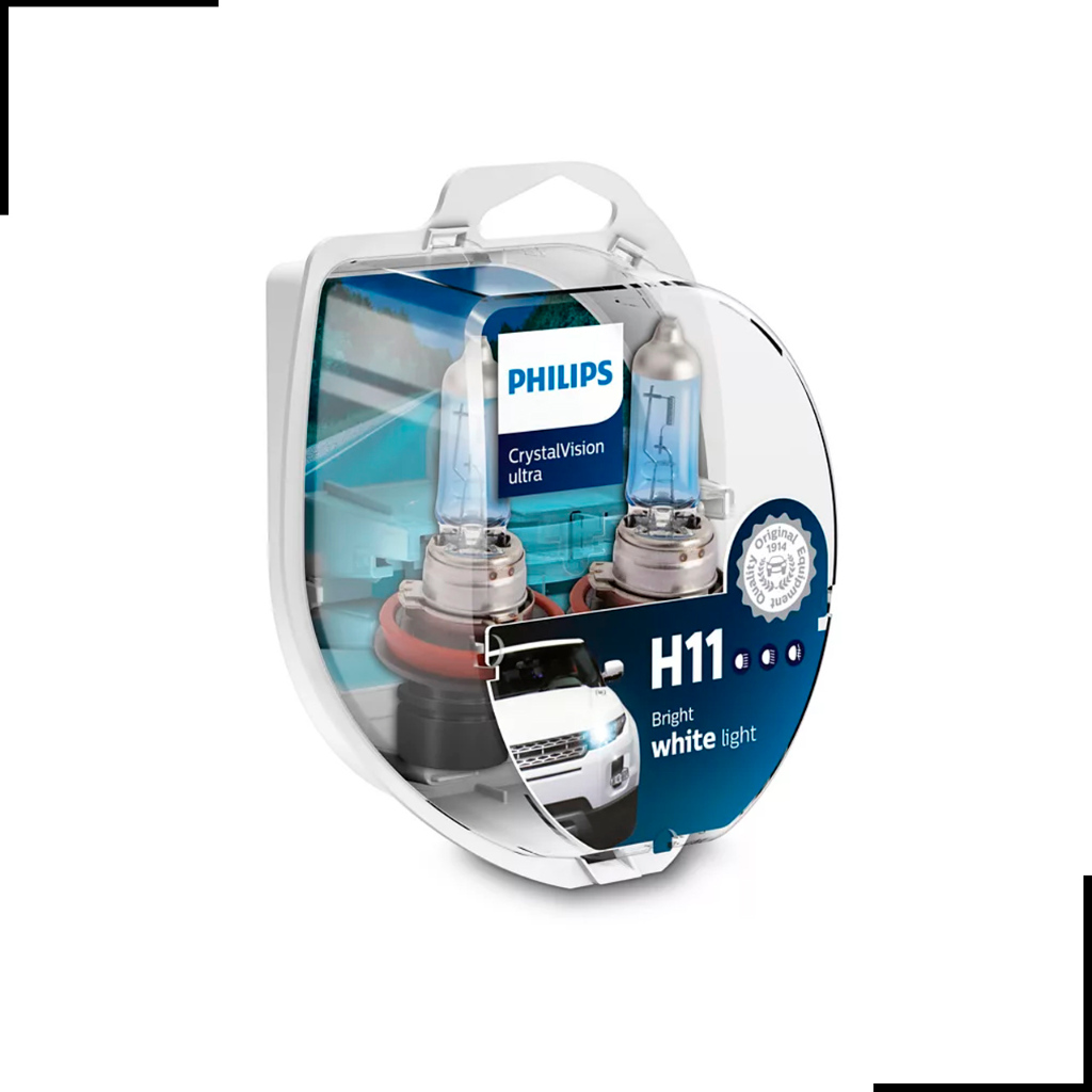 Lâmpada Crystal Vision Ultra H11 Philips